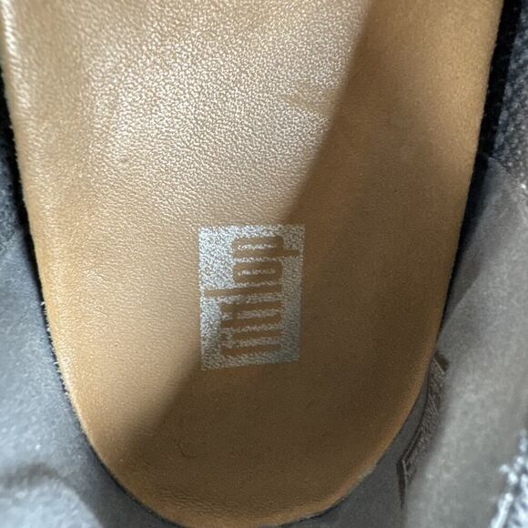 FitFlop Women’s Size 9 Allegro Gray Knit Ballet Casual Comfort Flats - Picture 7 of 10